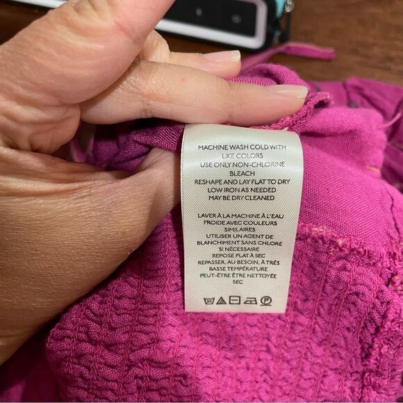 FREE PEOPLE Seratonin Corset Top in Raspberry Sherbert size small New! - Picture 11 of 12